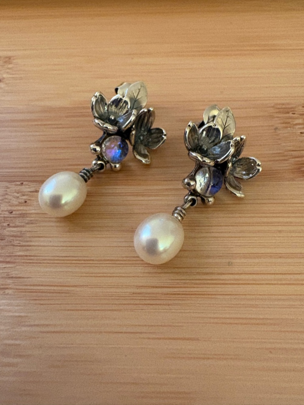 Trollbeads Flower Earrings